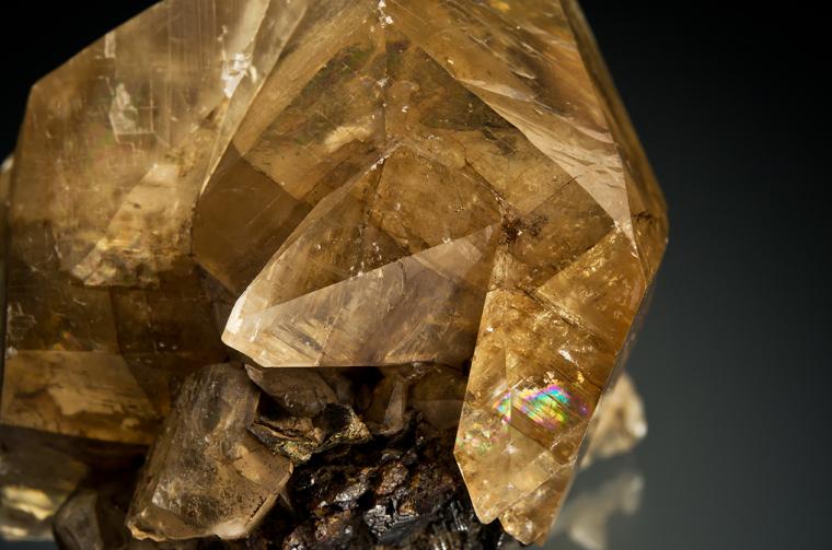 CALCITE on SPHALERITE